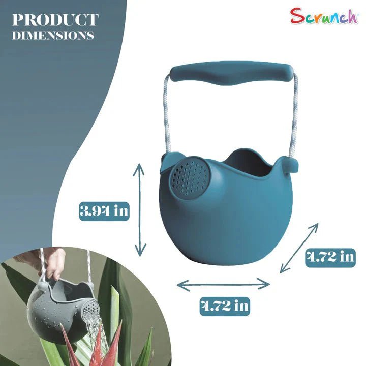 Blue Watering Can with Rope Handles Just for Kids La Vie Bien Blue Watering Can with Rope Handles