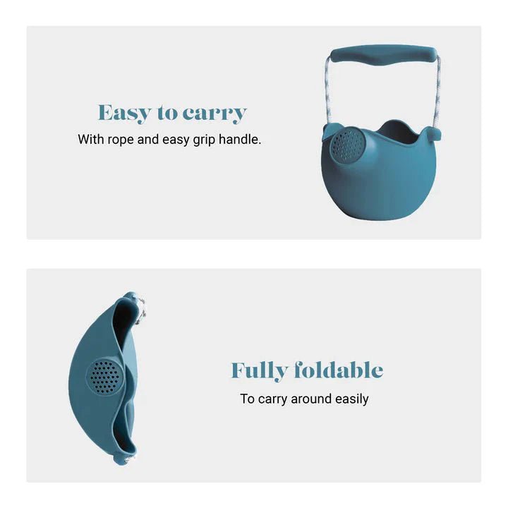 Blue Watering Can with Rope Handles Just for Kids La Vie Bien Blue Watering Can with Rope Handles