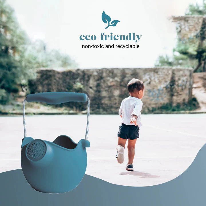 Blue Watering Can with Rope Handles Just for Kids La Vie Bien Blue Watering Can with Rope Handles
