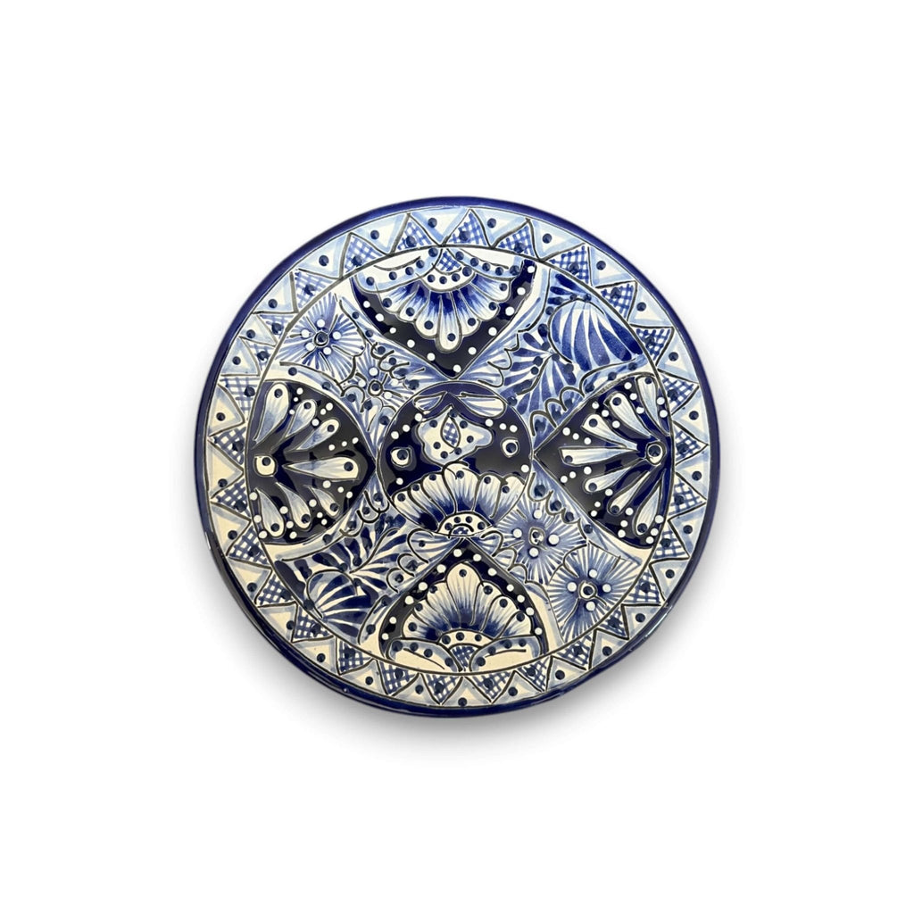 Blue & White Talavera Dinnerware Set | 12-Piece Set Talavera Dinnerware Set La Vie Bien Blue & White Talavera Dinnerware Set | 12-Piece Set