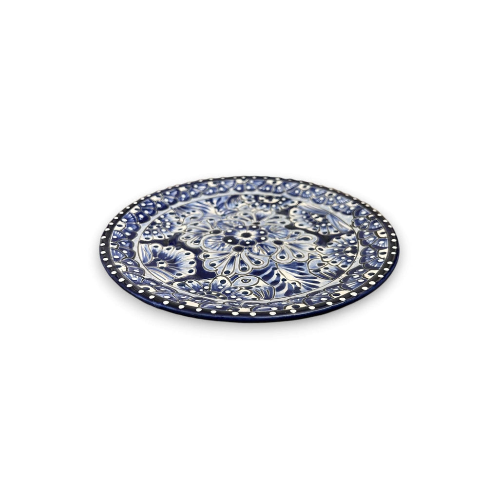 Blue & White Talavera Dinnerware Set | 12-Piece Set Talavera Dinnerware Set La Vie Bien Blue & White Talavera Dinnerware Set | 12-Piece Set