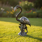 Blue & White Talavera Flamingo Statue | Hand-Painted Bird Pottery Talavera Statue La Vie Bien Blue & White Talavera Flamingo Statue | Hand-Painted Bird Pottery