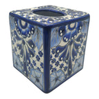 Blue & White Talavera Tissue Box | Handmade Mexican Accent Talavera Tissue Box La Vie Bien Blue & White Talavera Tissue Box | Handmade Mexican Accent