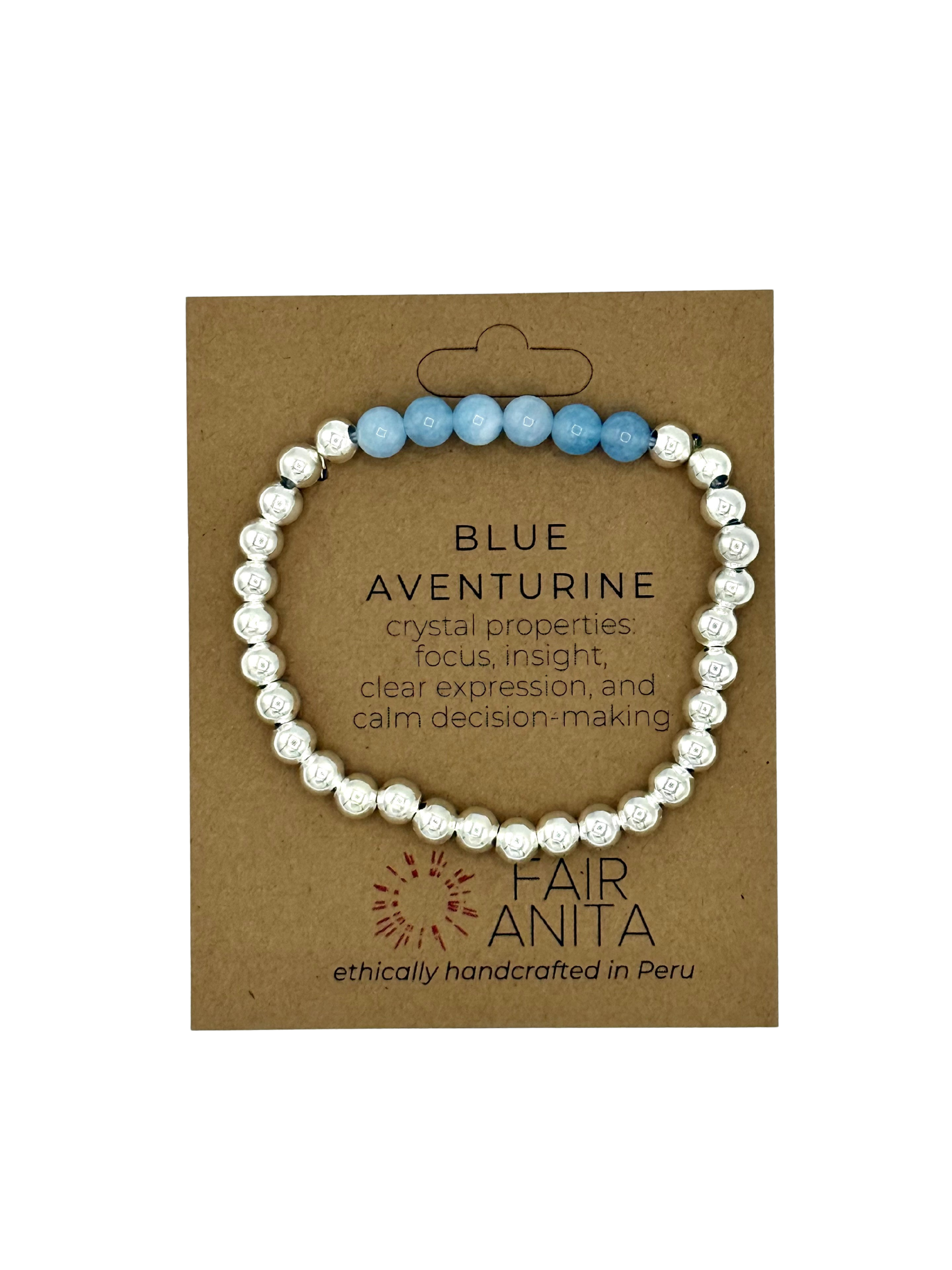 Stone Elastic Bracelet by Fair Anita