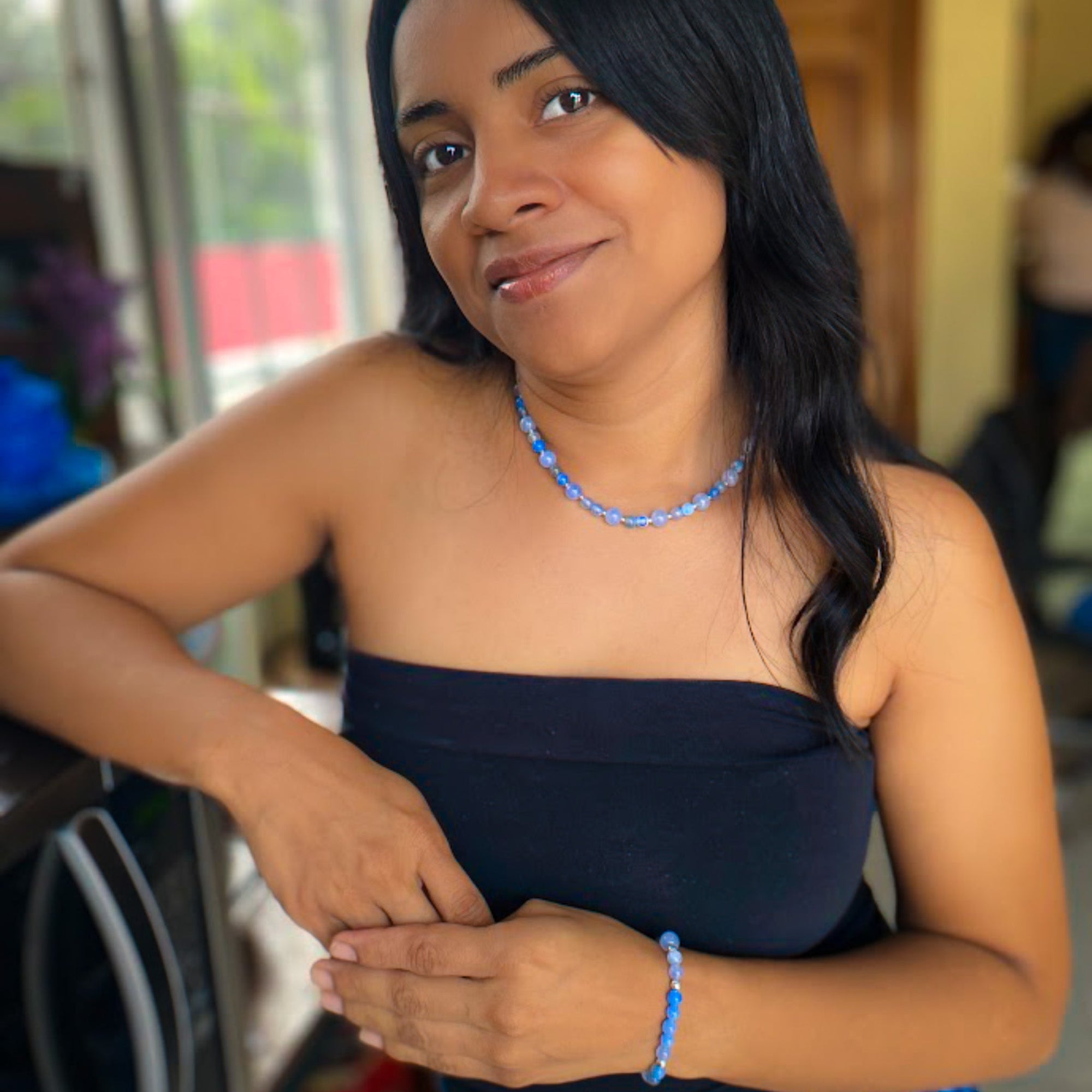 Bluebell necklace