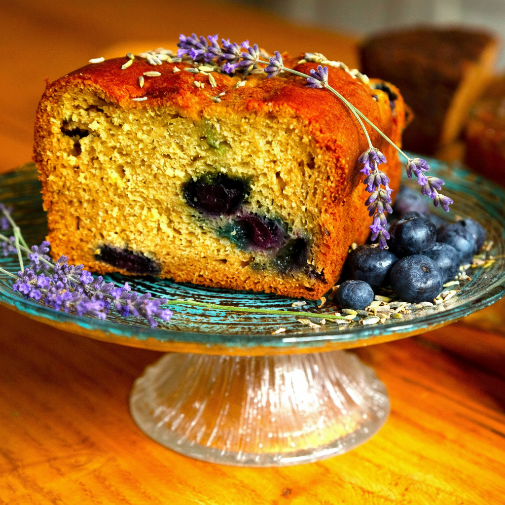 Blueberry & Lavender Bud Cake - Gluten Free Gluten Free La Vie Bien Blueberry & Lavender Bud Cake - Gluten Free