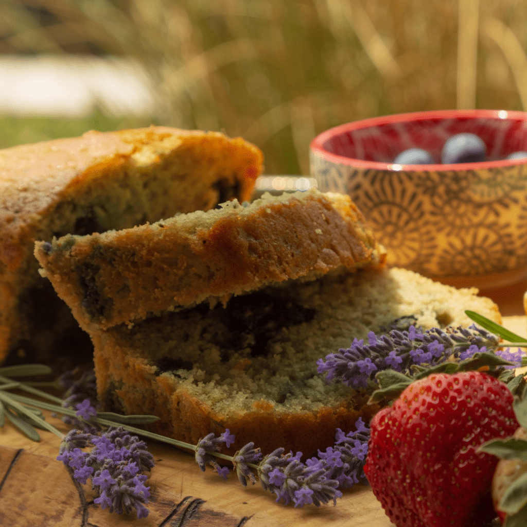 Blueberry & Lavender Bud Cake - Vegan Vegan La Vie Bien Blueberry & Lavender Bud Cake - Vegan