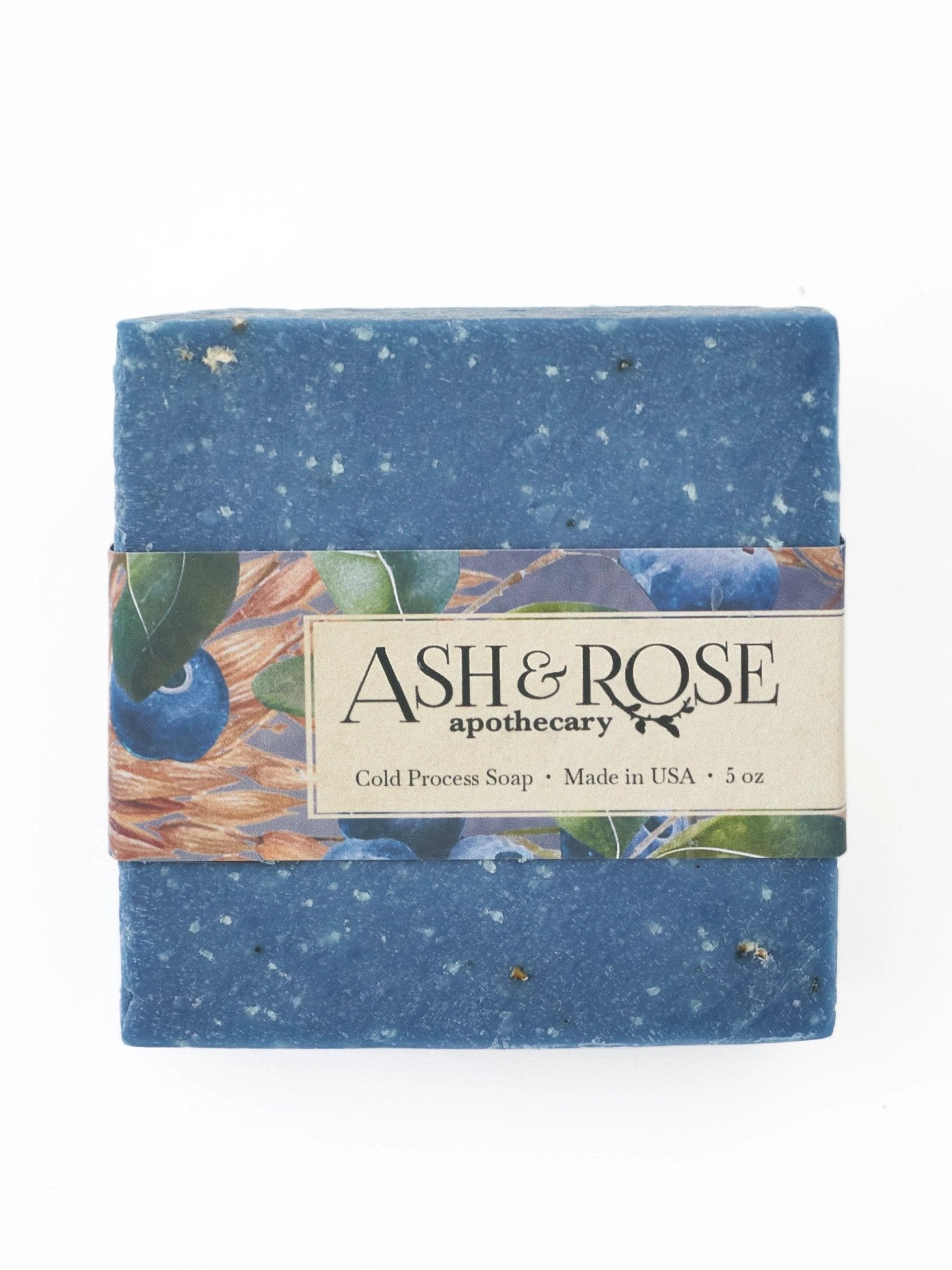 Blueberry Oat Soap Scrub Bar by Ash & Rose