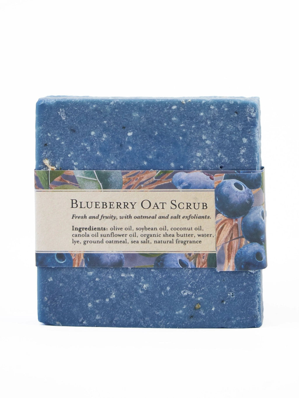 Blueberry Oat Soap Scrub Bar by Ash & Rose