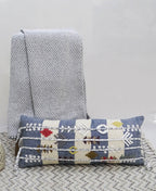 Decorative Embroidery Throw Pillow 12" X 30"