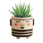 Blushing Face Planter Ceramic Pot Ceramics La Vie Bien Blushing Face Planter Ceramic Pot