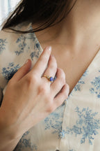 Blythe Ring in Lapis by Rose & Clay