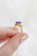 Blythe Ring in Lapis by Rose & Clay