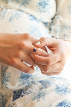 Blythe Ring in Lapis by Rose & Clay