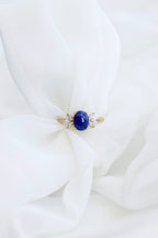 Blythe Ring in Lapis by Rose & Clay