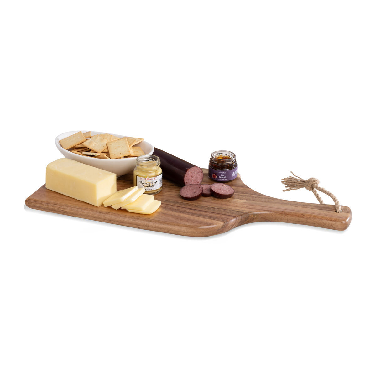 Artisan 18" Charcuterie Board with Gourmet Gift Pack