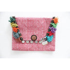 Boho - chic Batik Clutch Bag - Thailand Clutch La Vie Bien Boho - chic Batik Clutch Bag - Thailand