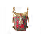 Boho - chic Embroidered Shoulder Bag - Thailand Bags La Vie Bien Boho - chic Embroidered Shoulder Bag - Thailand