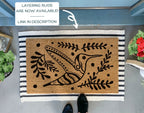 Boho Hummingbird Outdoor Doormat by Nickel Designs Custom Doormats