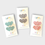 Boho Knit Hearts Hair Clips by Parker + Kay Creative