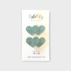 Boho Knit Hearts Hair Clips by Parker + Kay Creative