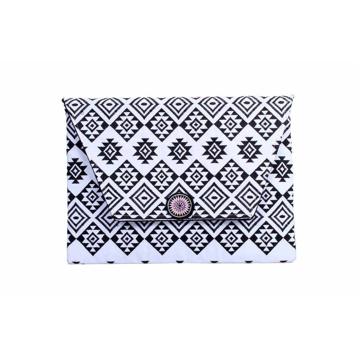 Boho Style Embroidered Clutch Bag - Thailand Bags La Vie Bien Boho Style Embroidered Clutch Bag - Thailand