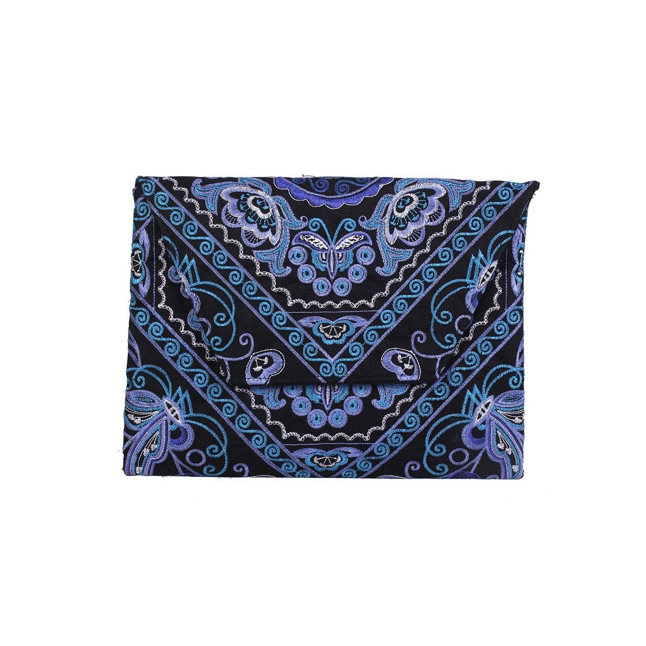 Boho Style Embroidered Clutch Bag - Thailand Bags La Vie Bien Boho Style Embroidered Clutch Bag - Thailand