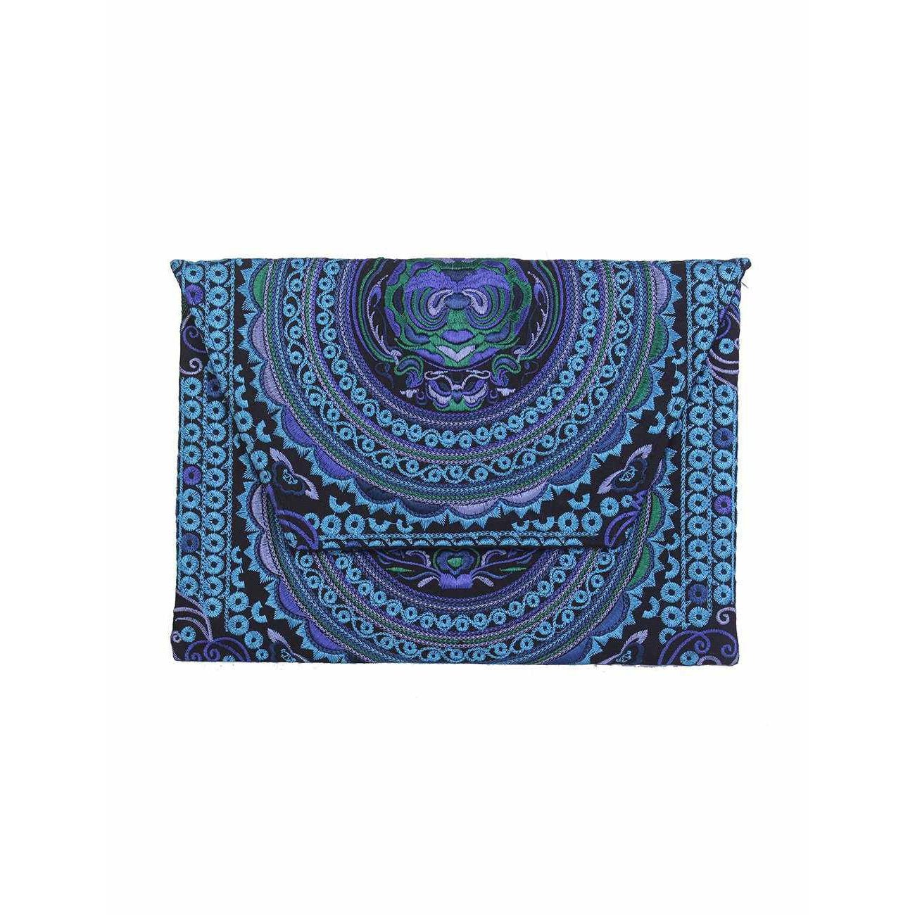 Boho Style Embroidered Clutch Bag - Thailand Bags La Vie Bien Boho Style Embroidered Clutch Bag - Thailand