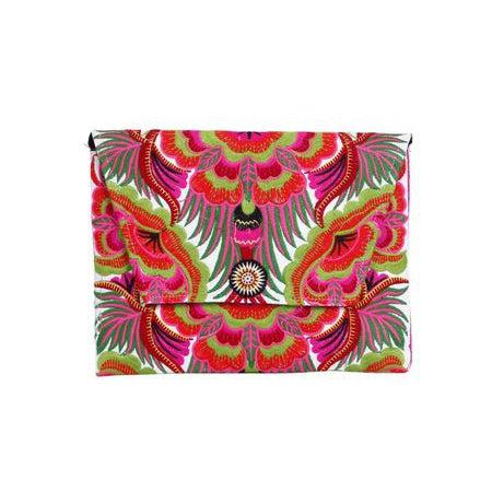 Boho Style Embroidered Clutch Bag - Thailand Bags La Vie Bien Boho Style Embroidered Clutch Bag - Thailand
