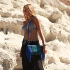 Boho Tribal Crossbody Embroidered Fringe Envelope Bag - Thailand Bags La Vie Bien Boho Tribal Crossbody Embroidered Fringe Envelope Bag - Thailand