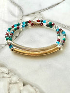 Boho Tube Beaded Bracelet