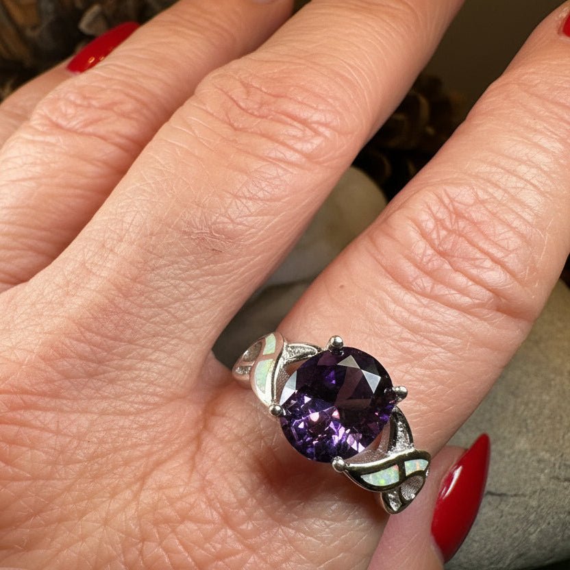 Boinne Opal Celtic Ring Ring La Vie Bien Boinne Opal Celtic Ring