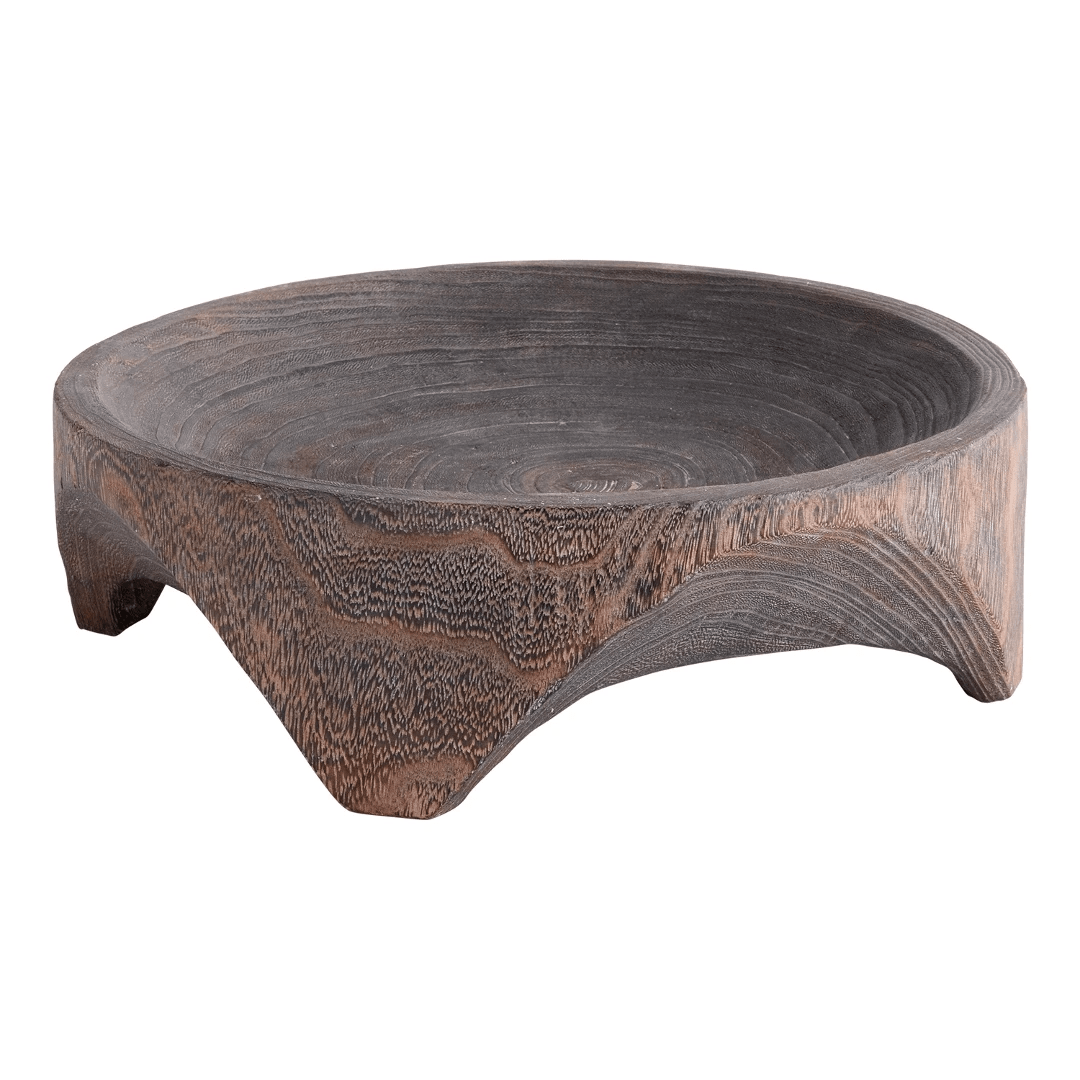 Bol En Bois Display Bowl by White Cliff Studio