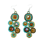 Bola Seed Bead Earrings - Guatemala Earrings La Vie Bien Bola Seed Bead Earrings - Guatemala