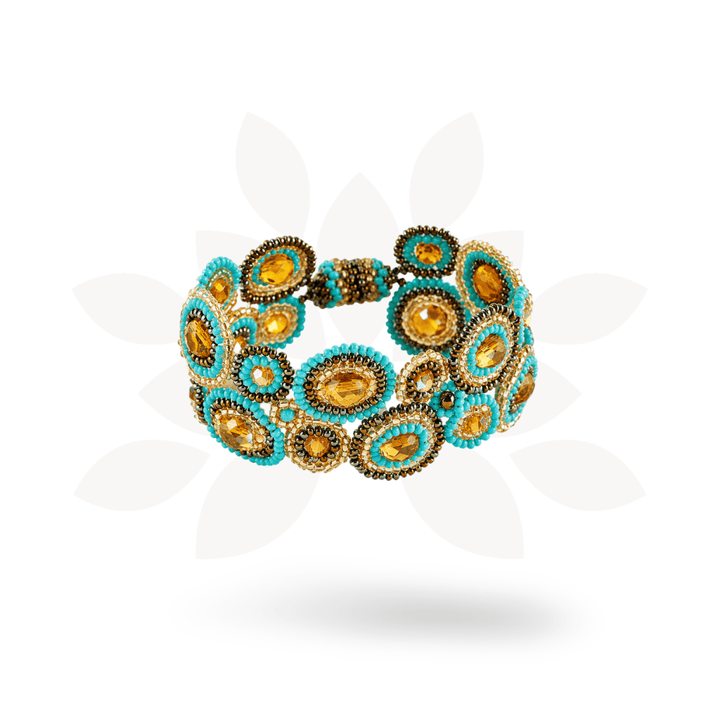 Bola Seed Bead Magnetic Closure Bracelet - Guatemala Bracelets La Vie Bien Bola Seed Bead Magnetic Closure Bracelet - Guatemala