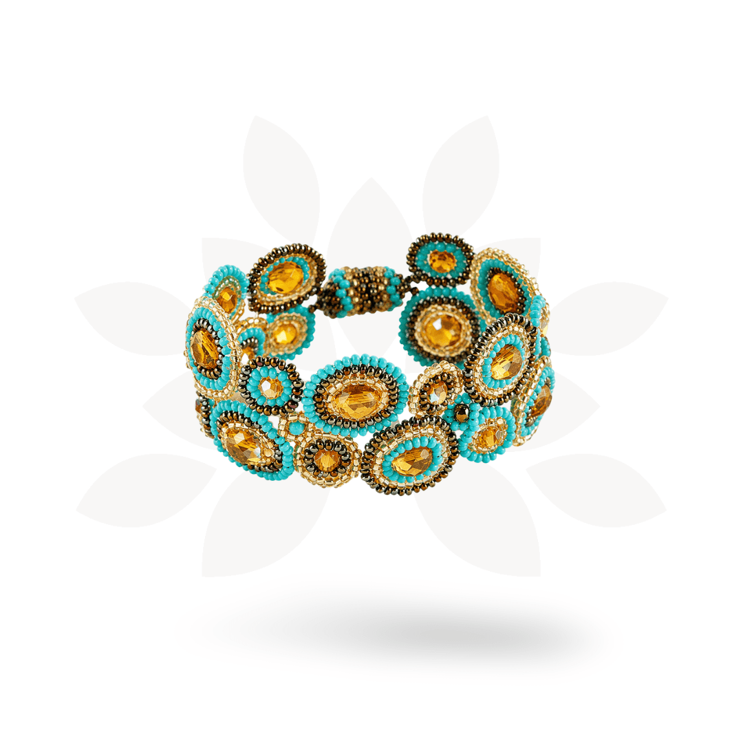 Bola Seed Bead Magnetic Closure Bracelet - Guatemala Bracelets La Vie Bien Bola Seed Bead Magnetic Closure Bracelet - Guatemala