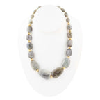 Bold Labradorite Statement Necklace by Barse Jewelry