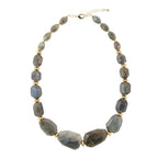 Bold Labradorite Statement Necklace by Barse Jewelry