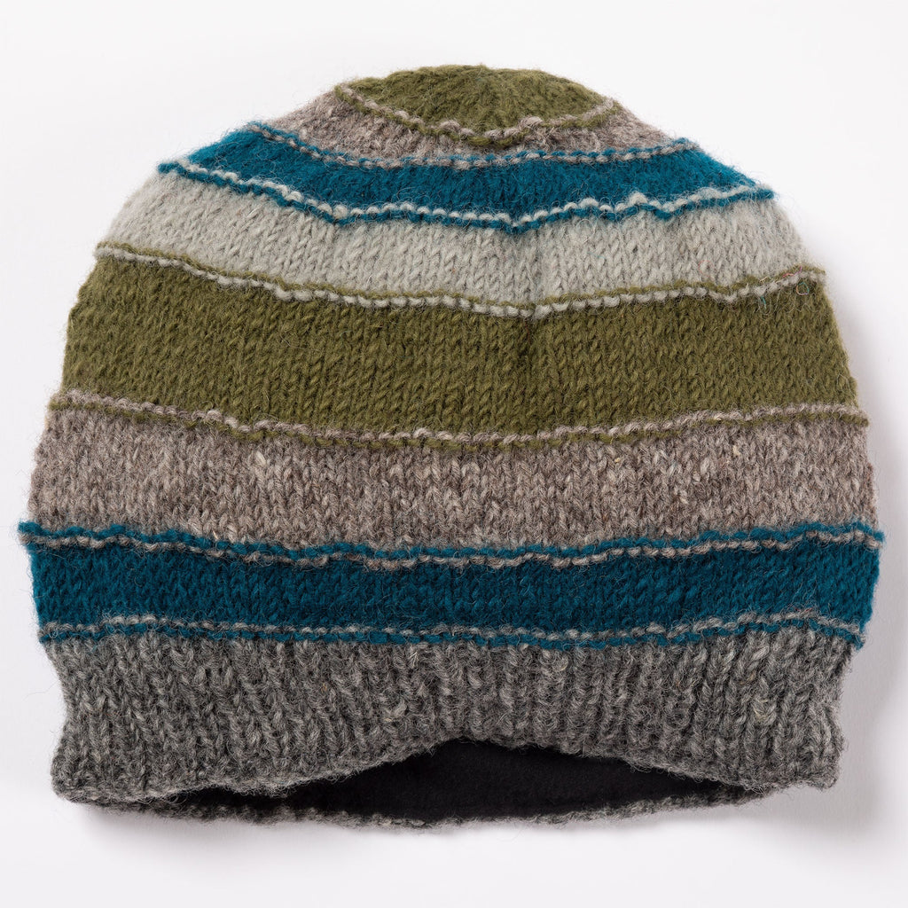 Bold Stripes Hand Knit Hat Hats & Gloves & Winterwear Combo La Vie Bien Bold Stripes Hand Knit Hat
