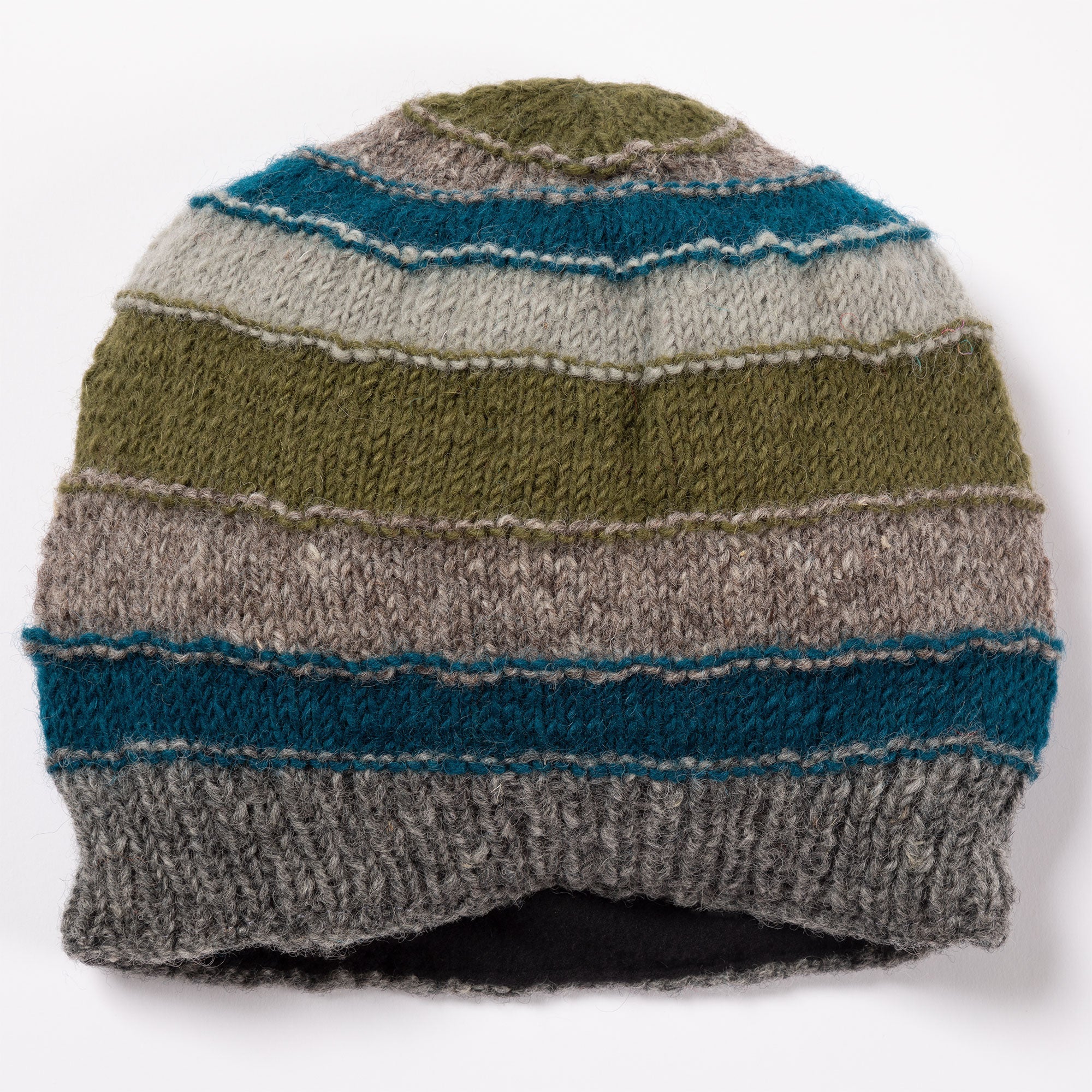 Bold Stripes Hand Knit Hat Hats & Gloves & Winterwear Combo La Vie Bien Bold Stripes Hand Knit Hat