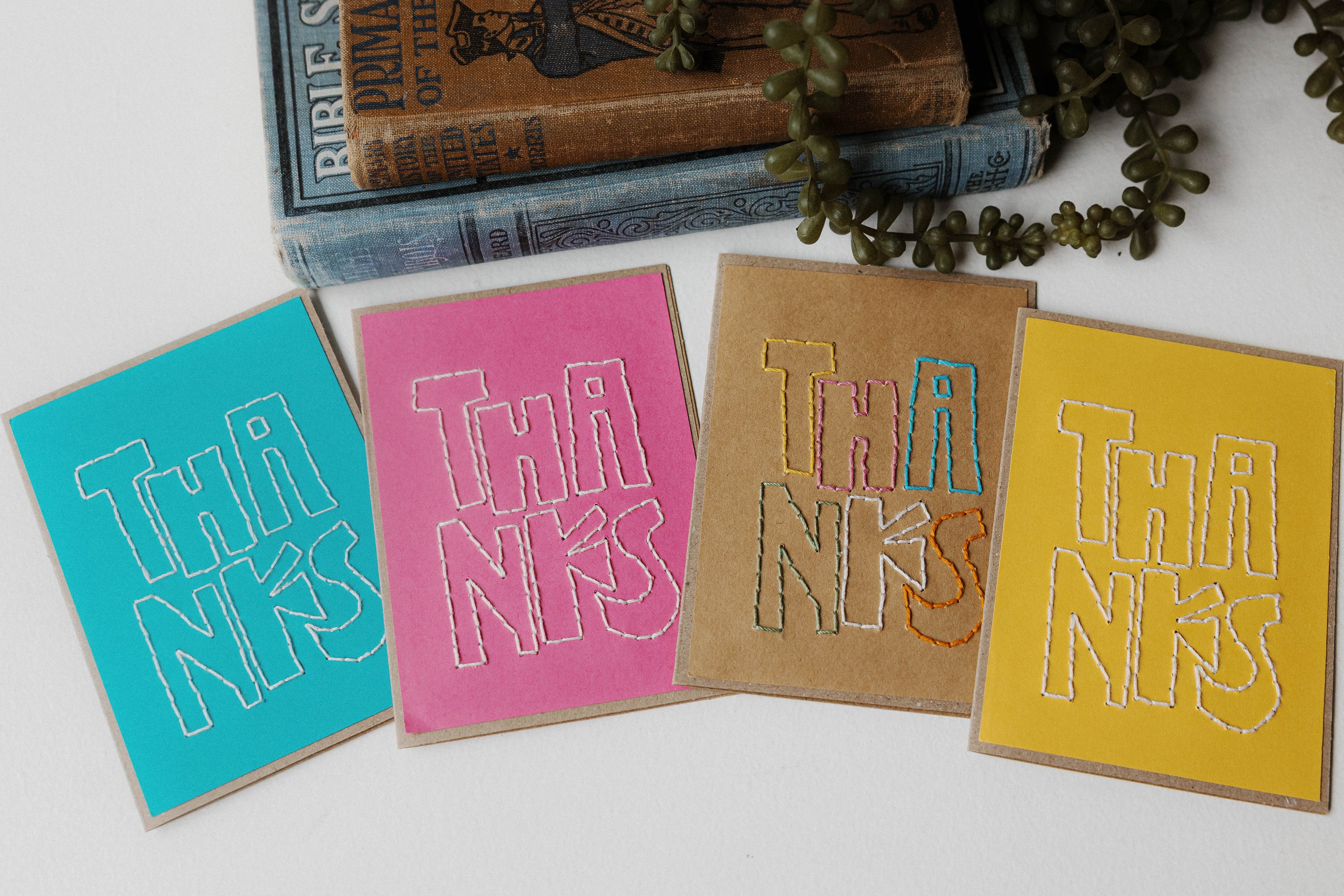Bold Thanks Greeting Cards