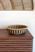 Bolga Tray - Natural w/ Black Stripes La Vie Bien Bolga Tray - Natural w/ Black Stripes