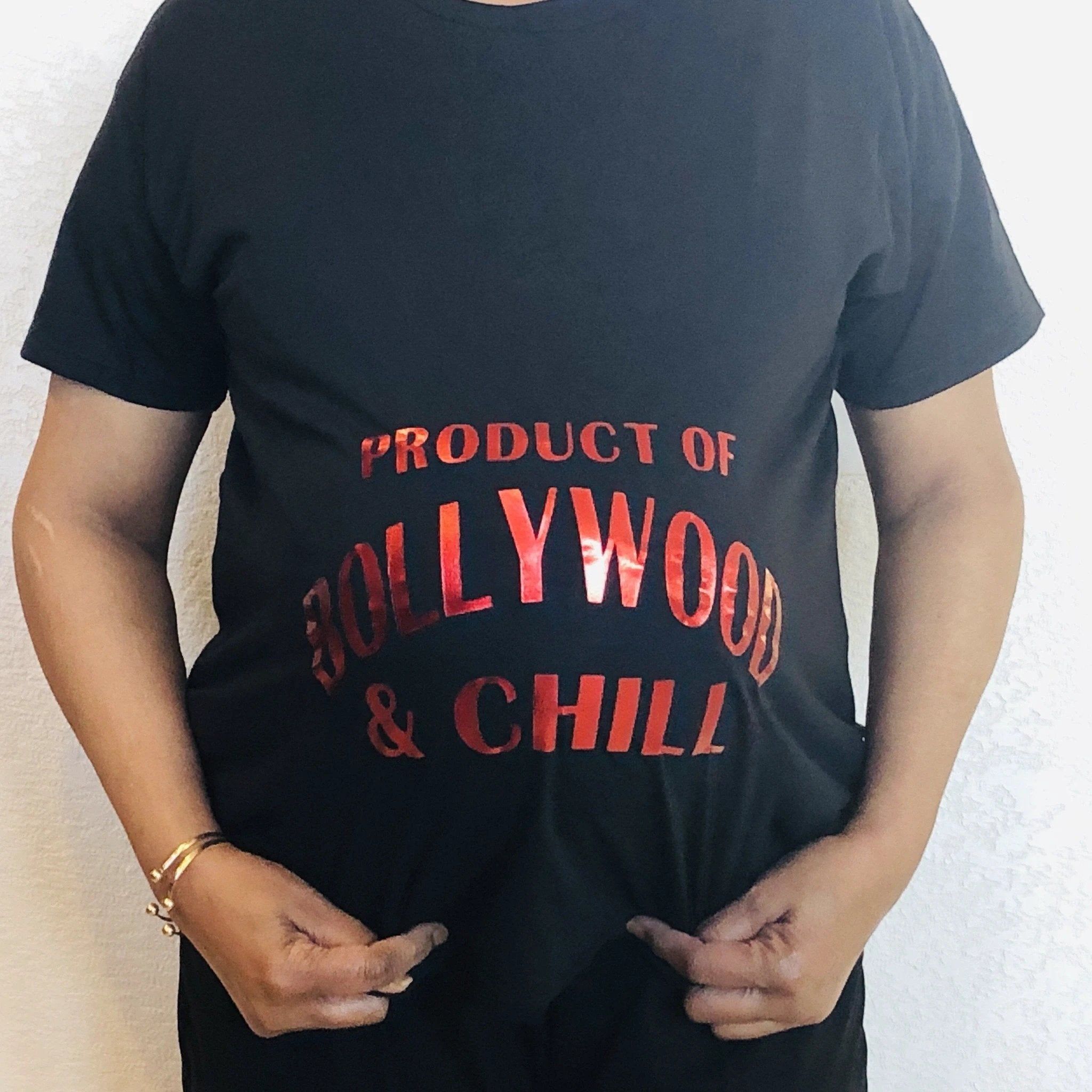 Bollywood and Chill Pregnancy Shirt by Modern Desi
