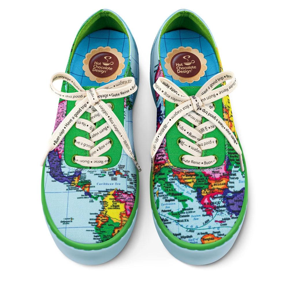 Bon Voyage Casual Sneaker by Hot Chocolate Design