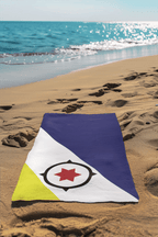 Bonaire Flag Beach Towel Beach Towel (Generic Brand) La Vie Bien Bonaire Flag Beach Towel