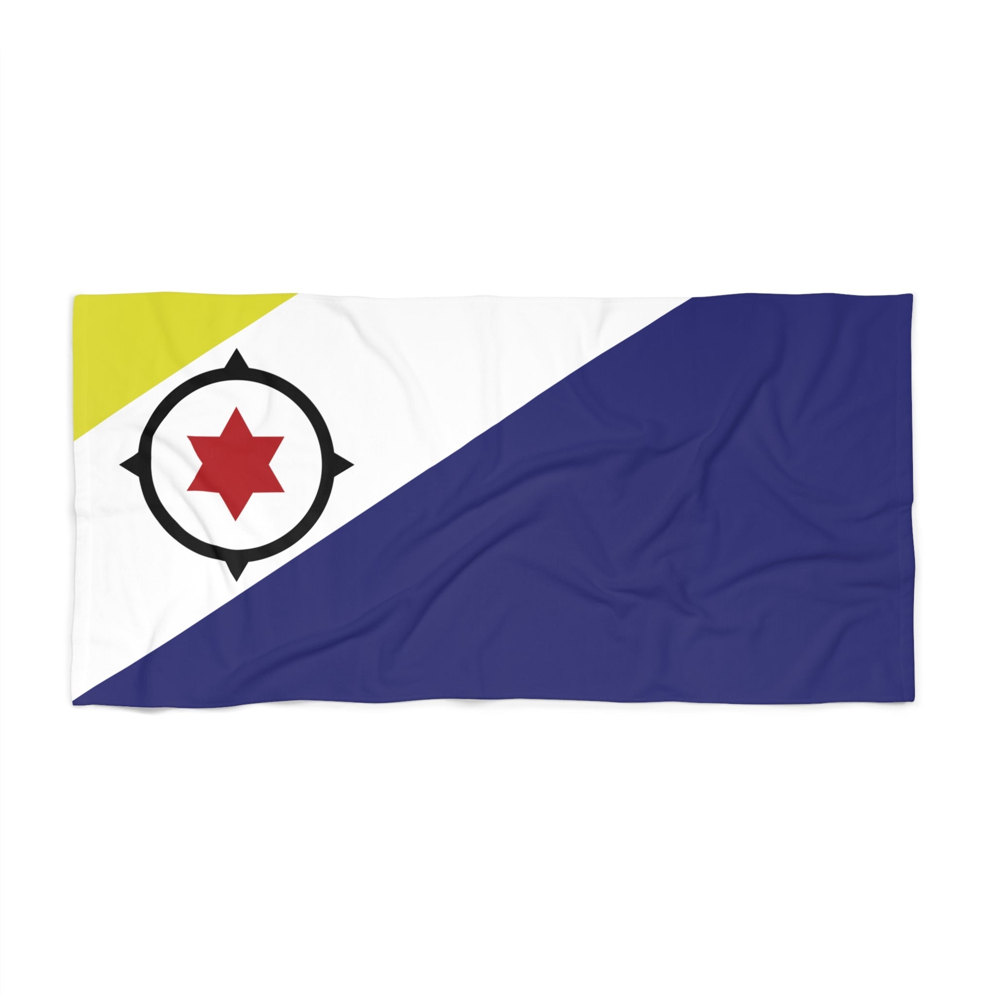 Bonaire Flag Beach Towel Beach Towel (Generic Brand) La Vie Bien Bonaire Flag Beach Towel