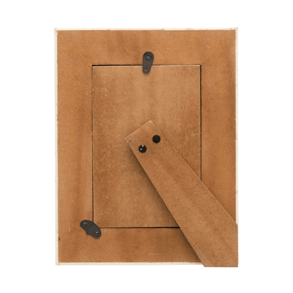 Bone Picture Frame in Natural and Black by White Cliff Studio