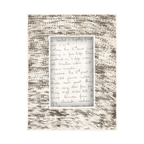 Bone Picture Frame in Natural and Black by White Cliff Studio