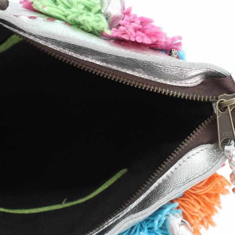 Bonita Vintage Leather Pompom Shoulder Bag - Thailand Bags La Vie Bien Bonita Vintage Leather Pompom Shoulder Bag - Thailand