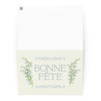 Bonne fête name day Greeting card, elegant floral design, blank inside with envelope Greeting card La Vie Bien Bonne fête name day Greeting card, elegant floral design, blank inside with envelope